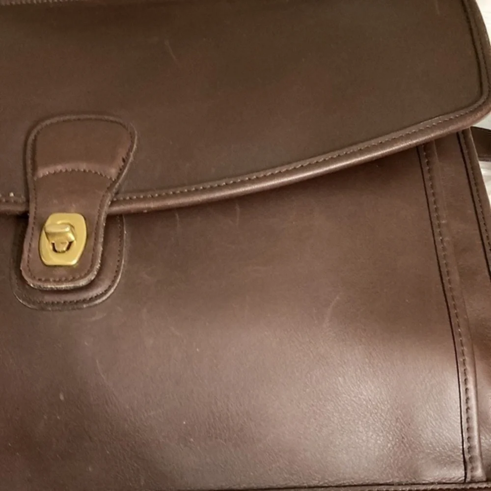 Coach vintage brown briefcase bag 5266